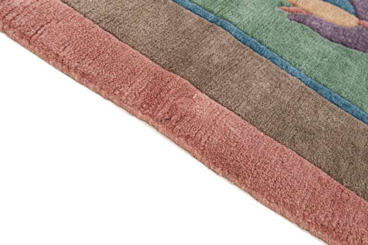 6' 7 x 8' 2 Hand Knotted Tibet Wool Rug