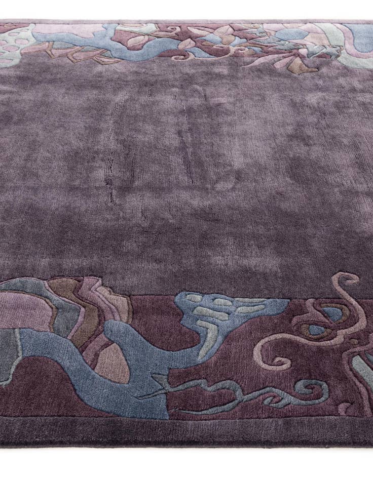 Detail image of 6' 9 x 8' 6  Hand Knotted Tibet Wool Rug