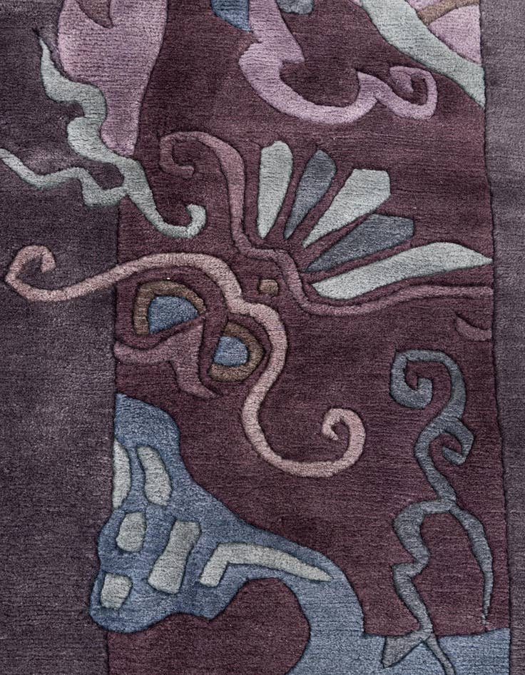 Detail image of 6' 9 x 8' 6  Hand Knotted Tibet Wool Rug