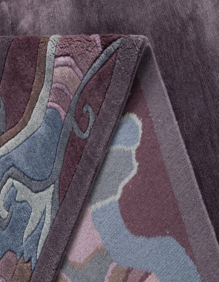 Detail image of 6' 9 x 8' 6  Hand Knotted Tibet Wool Rug