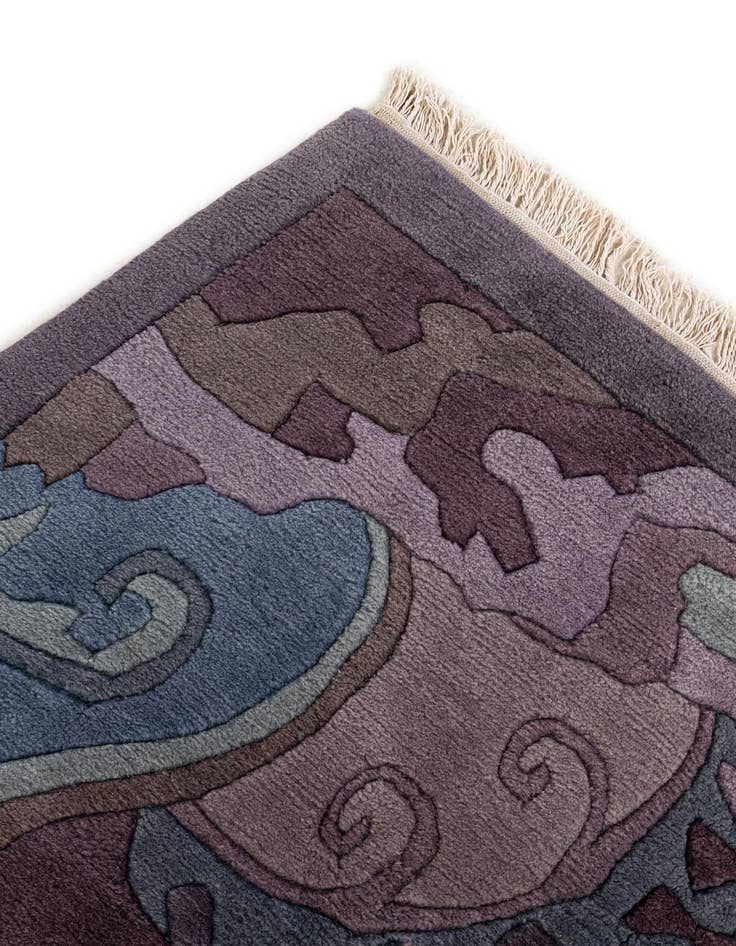 Detail image of 6' 9 x 8' 6  Hand Knotted Tibet Wool Rug