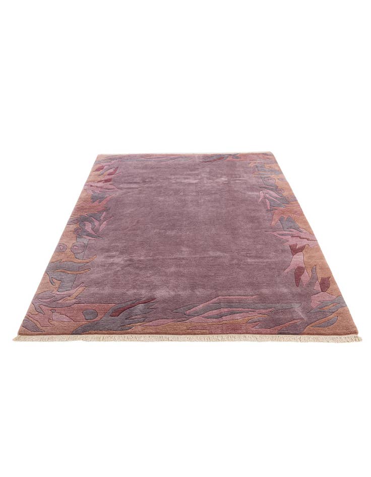 Detail image of 6' 8 x 9' 5  Hand Knotted Tibet Wool Rug