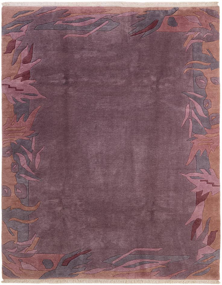 Detail image of 6' 8 x 9' 5 Hand Knotted Tibet Wool Rug
