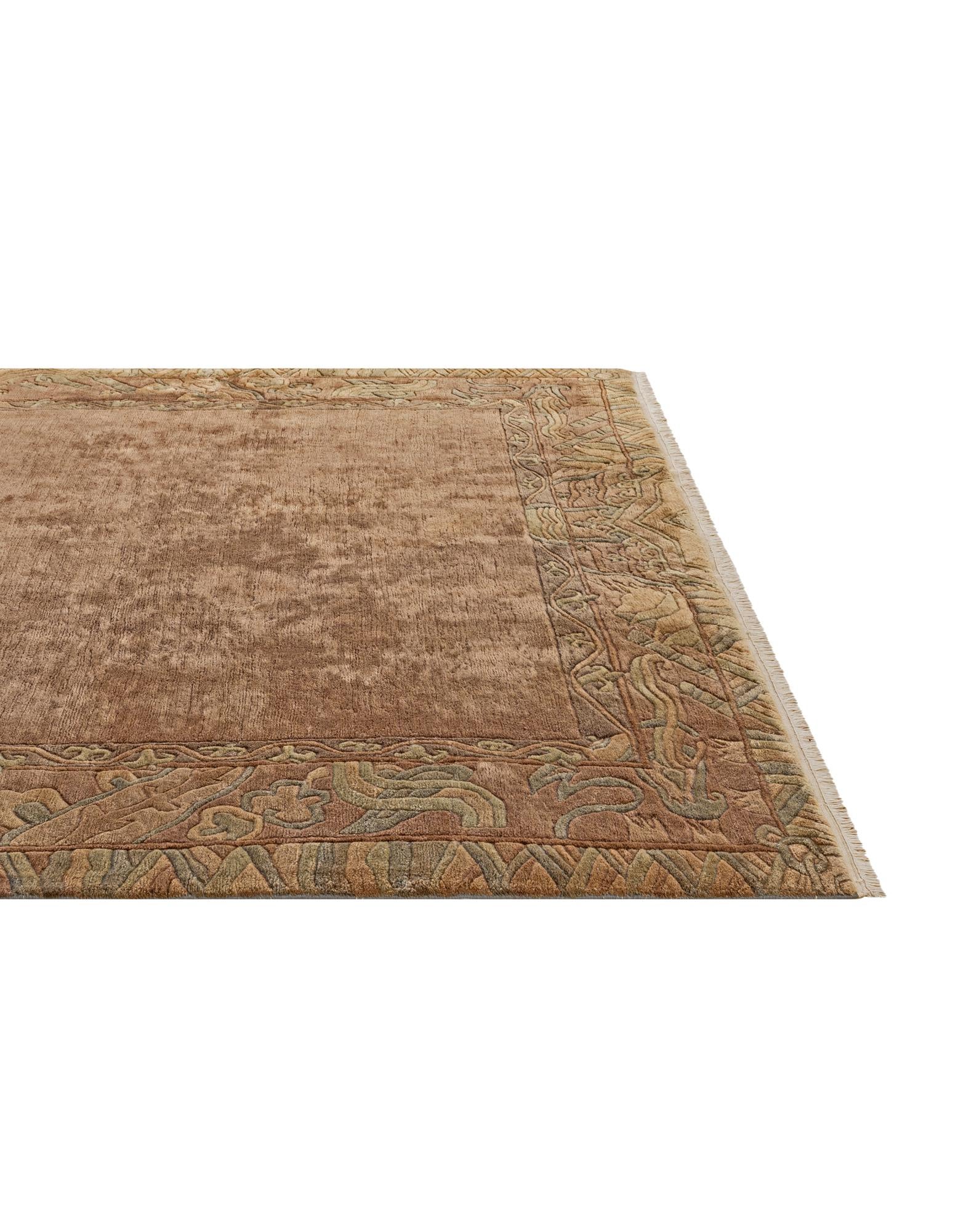 8' 3 x 11' 2 Hand Knotted Tibet Wool Rug