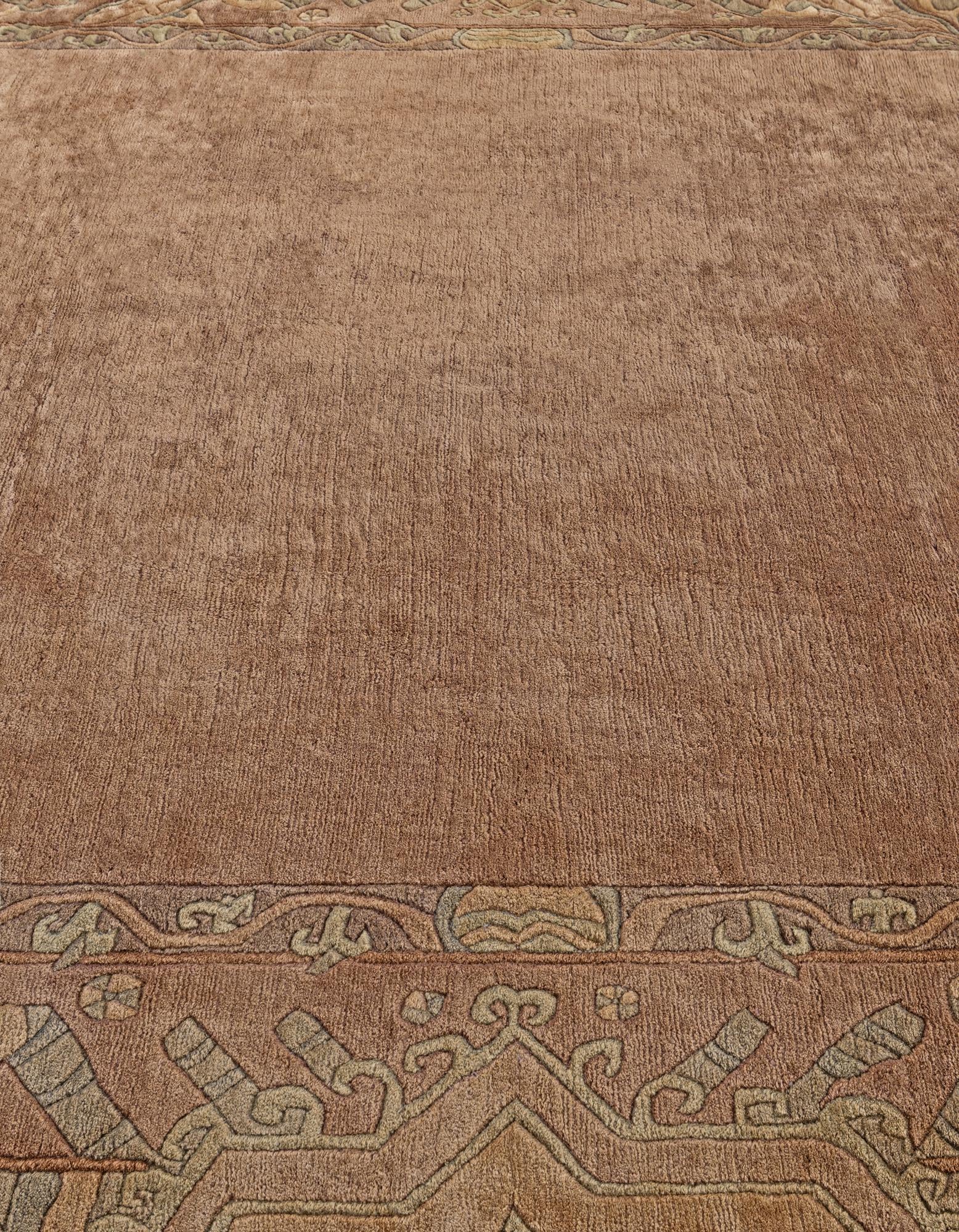 8' 3 x 11' 2 Hand Knotted Tibet Wool Rug