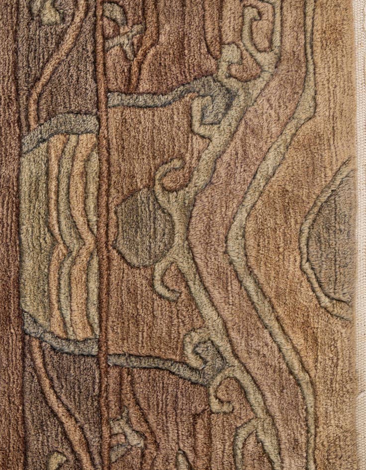 Detail image of 8' 3 x 11' 2  Hand Knotted Tibet Wool Rug