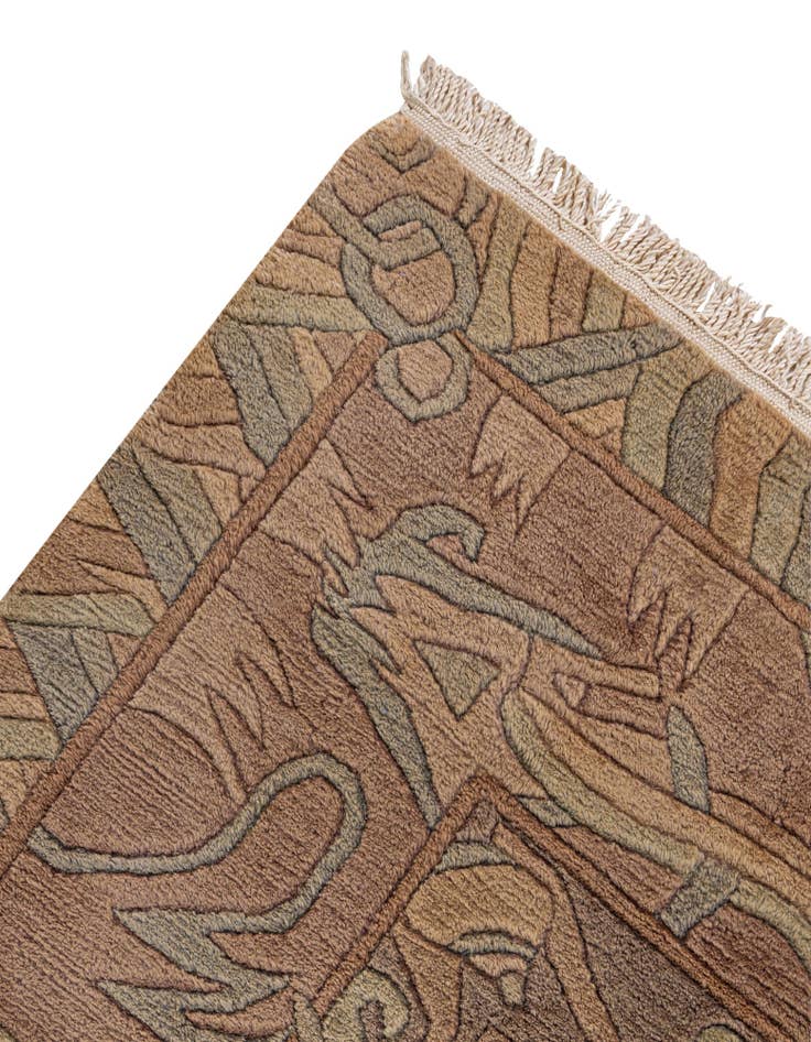 Detail image of 8' 3 x 11' 2  Hand Knotted Tibet Wool Rug