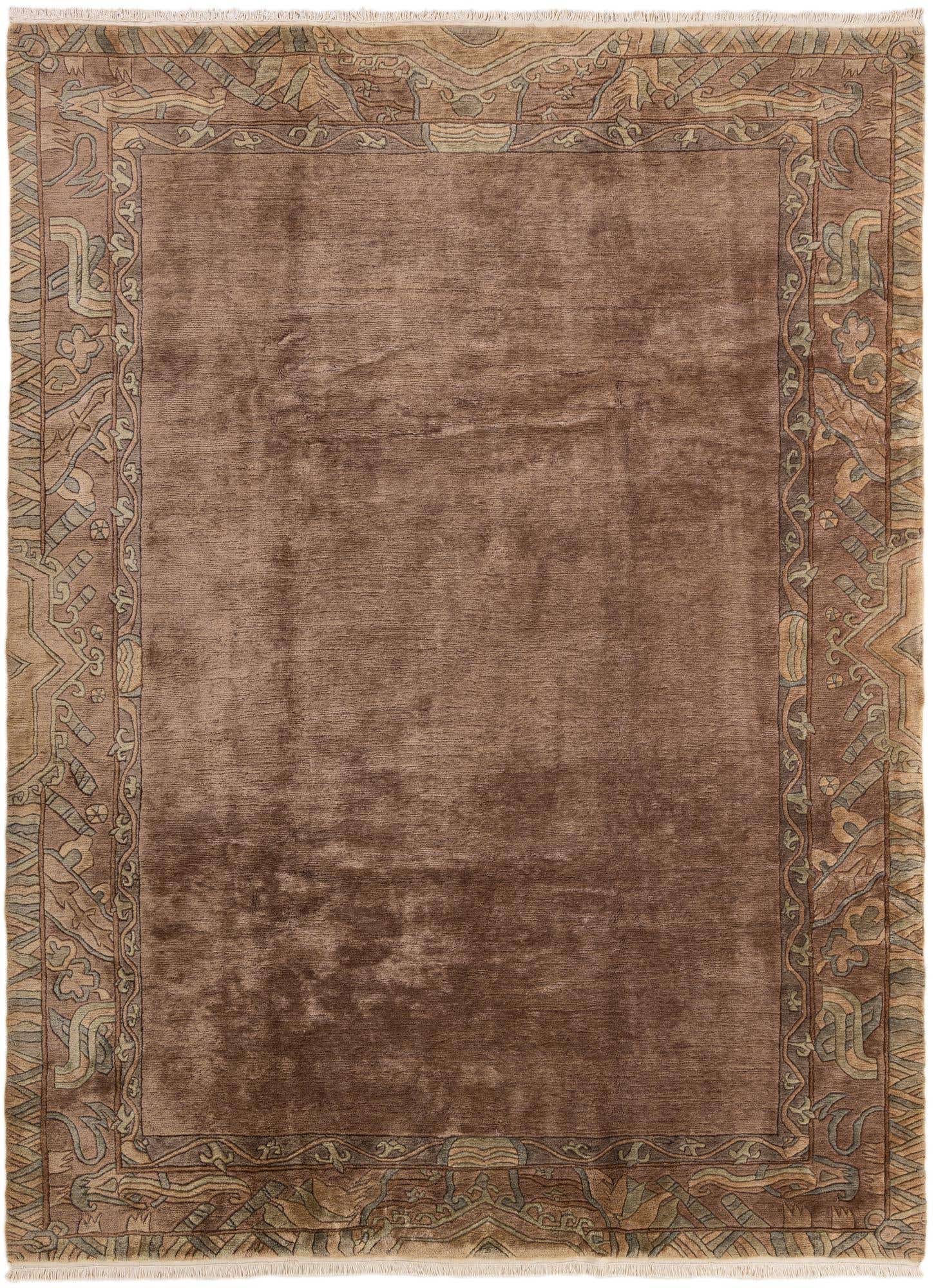 8' 3 x 11' 2 Hand Knotted Tibet Wool Rug