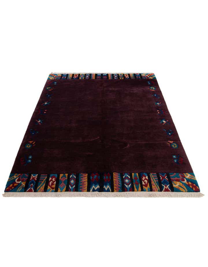 5' 8 x 7' 8 Hand Knotted Tibet Wool Rug