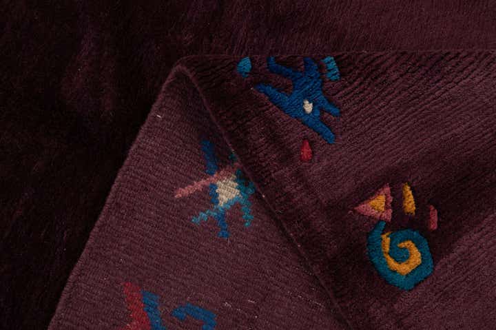 5' 8 x 7' 8 Hand Knotted Tibet Wool Rug