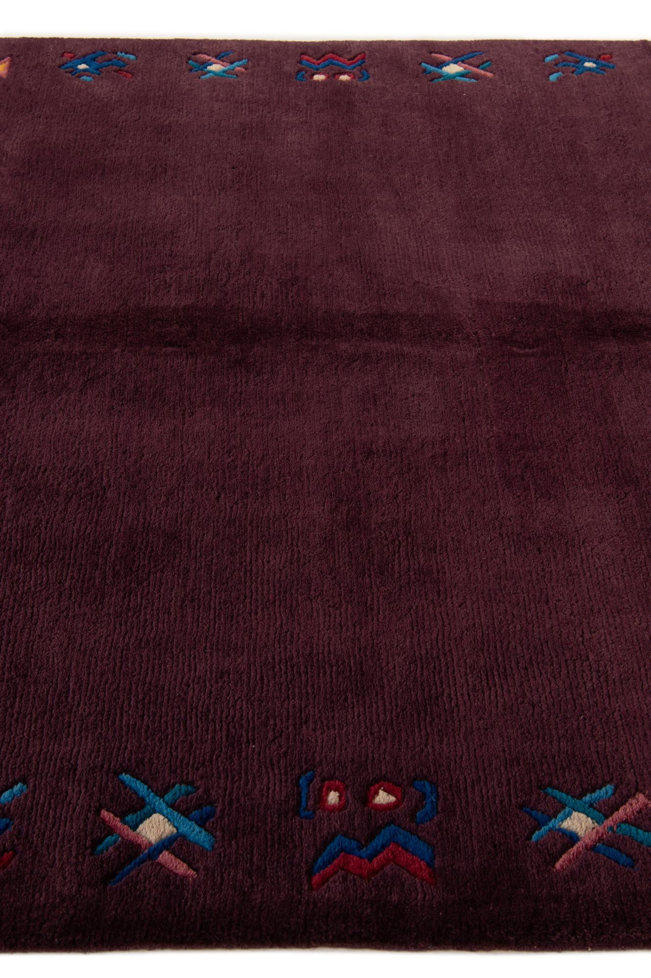 5' 8 x 7' 8 Hand Knotted Tibet Wool Rug