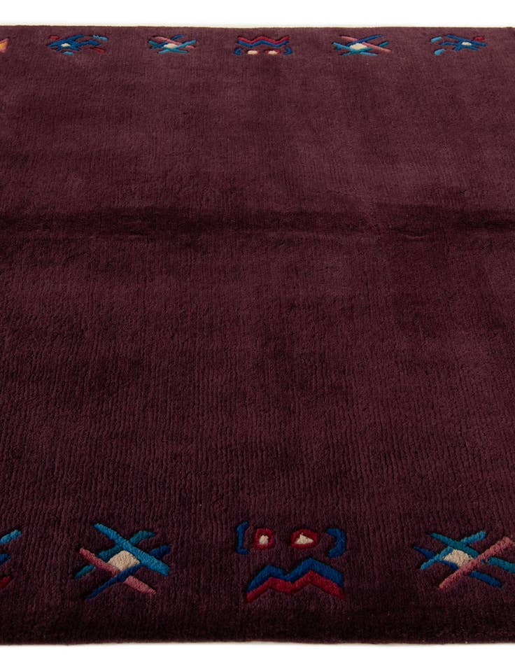Detail image of 5' 8 x 7' 8  Hand Knotted Tibet Wool Rug