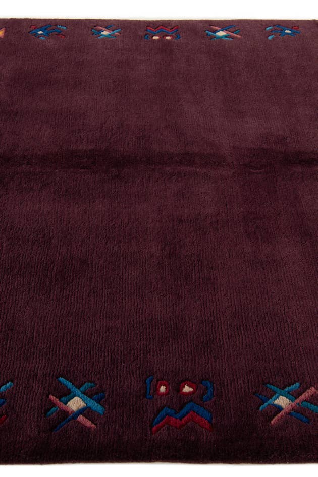 Detail image of 5' 8 x 7' 8 Hand Knotted Tibet Wool Rug