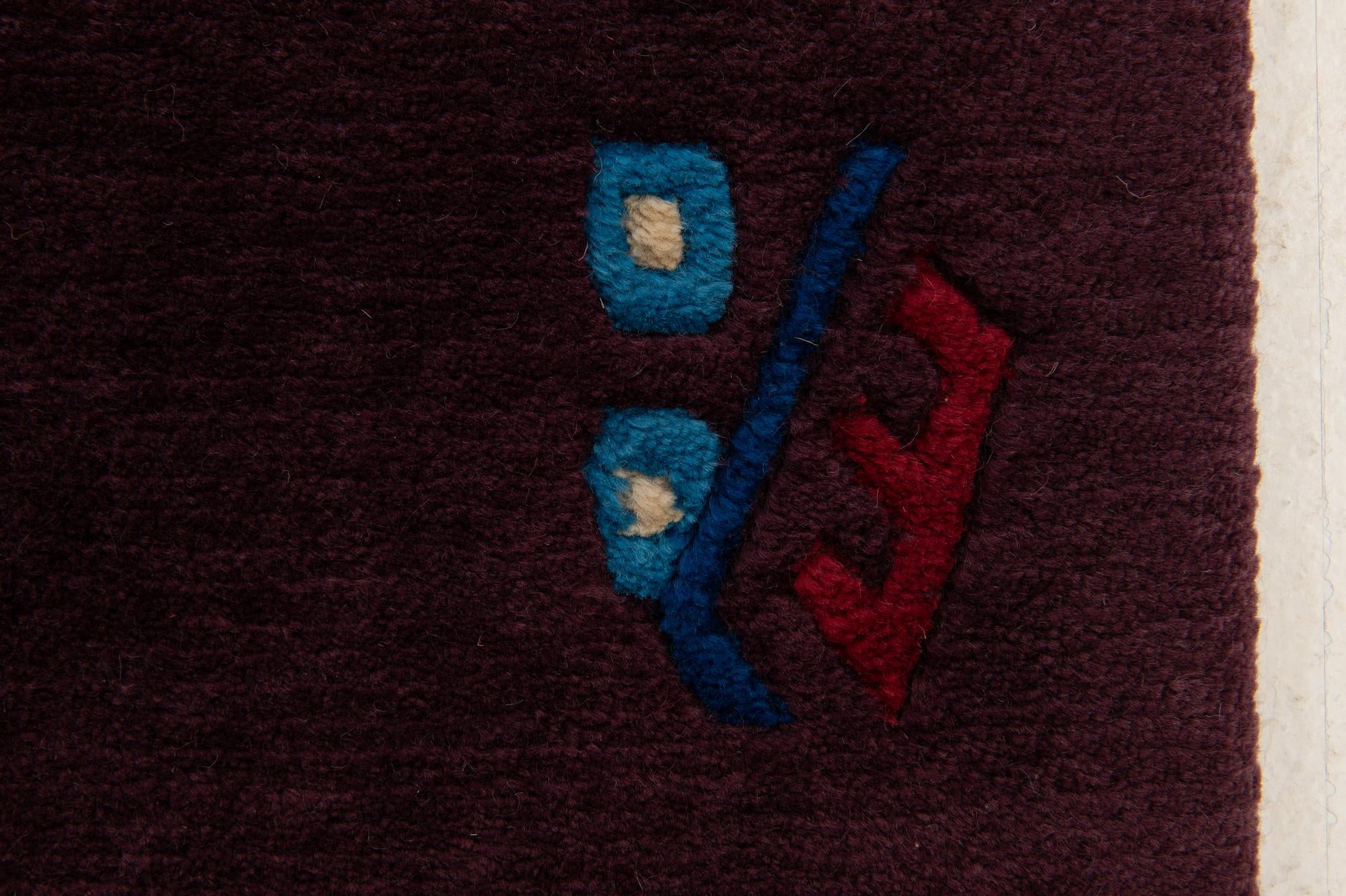 5' 8 x 7' 8 Hand Knotted Tibet Wool Rug