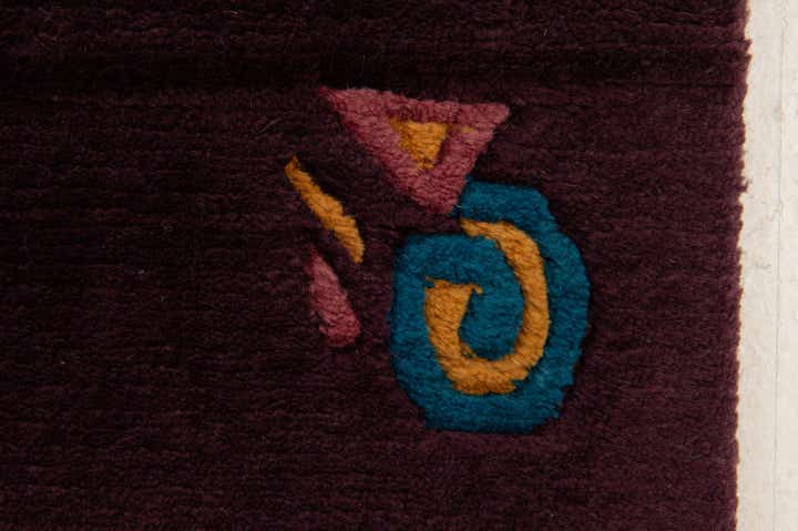 5' 8 x 7' 8 Hand Knotted Tibet Wool Rug