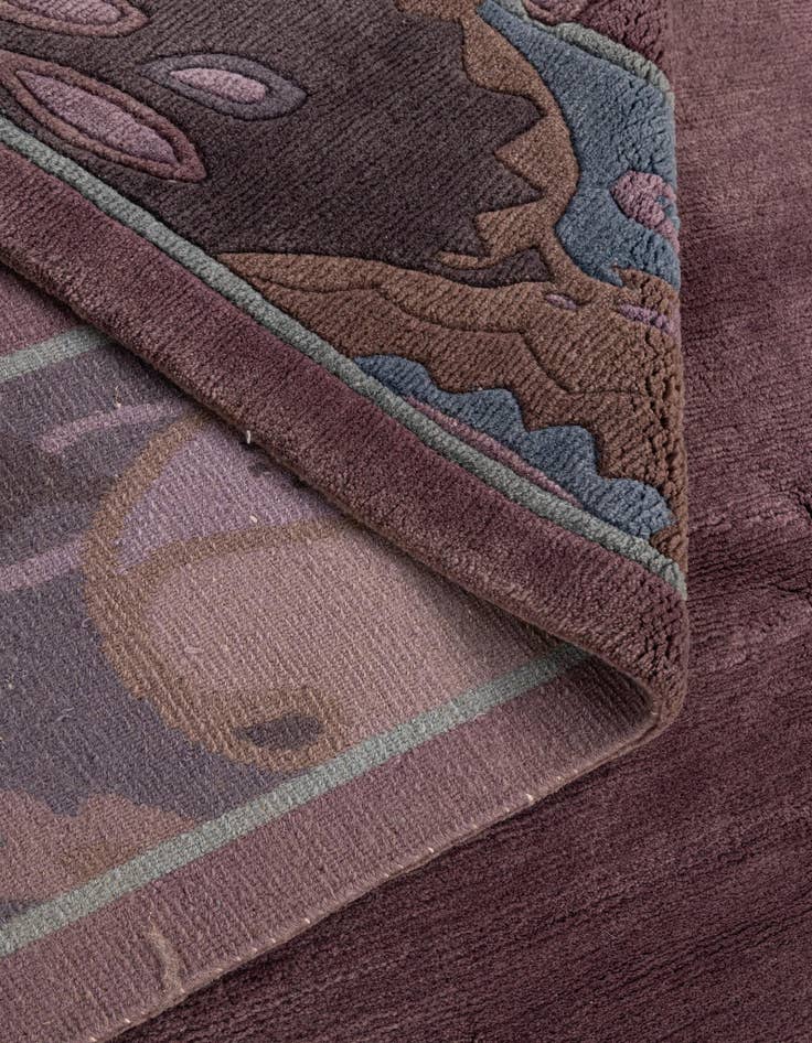 Detail image of 6' 9 x 10' 2  Hand Knotted Tibet Wool Rug