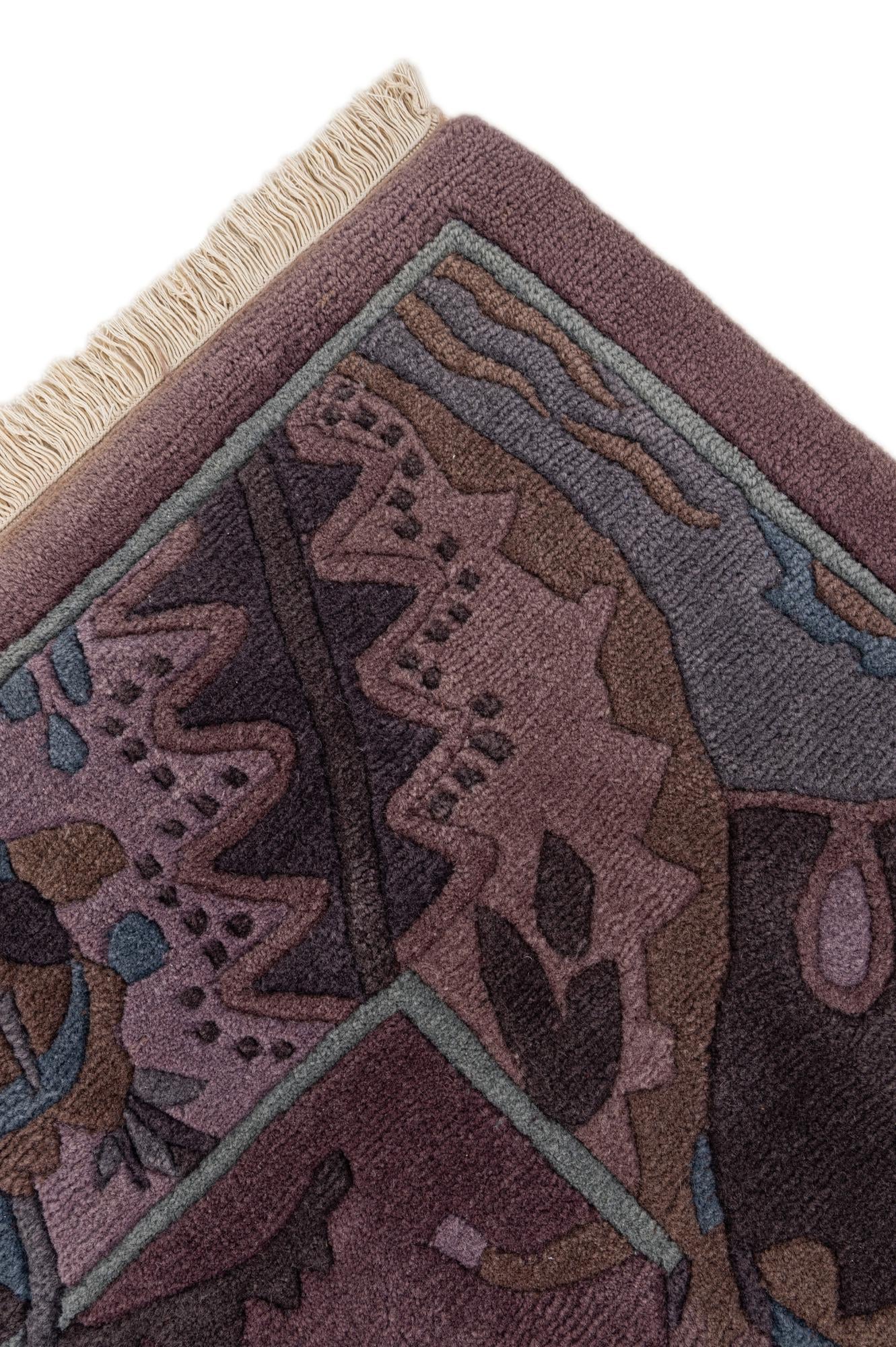 6' 9 x 10' 2 Hand Knotted Tibet Wool Rug