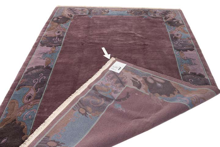 6' 9 x 10' 2 Hand Knotted Tibet Wool Rug