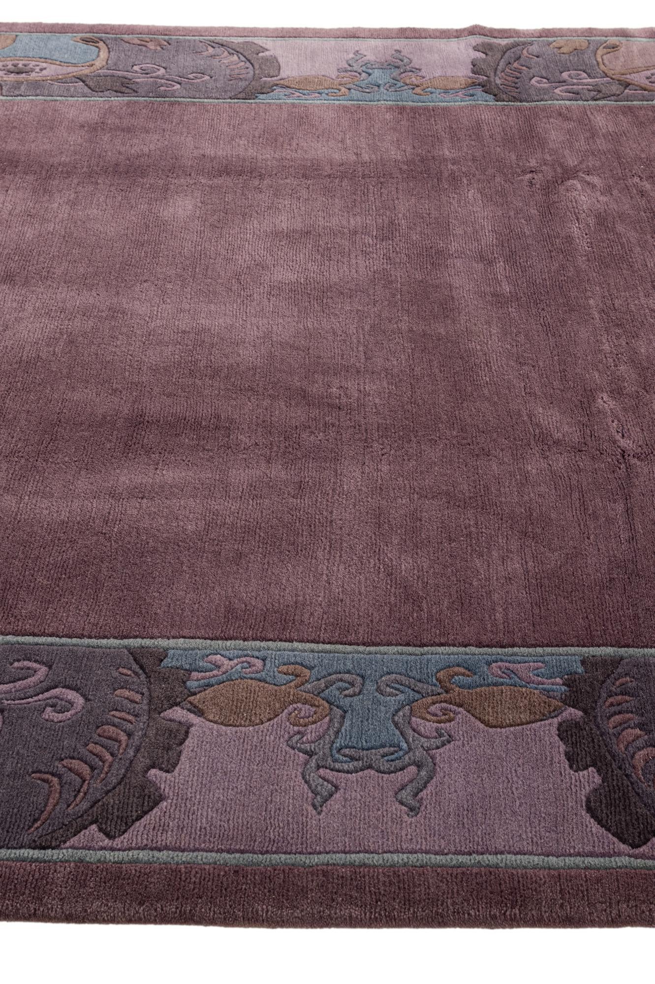 6' 9 x 10' 2 Hand Knotted Tibet Wool Rug