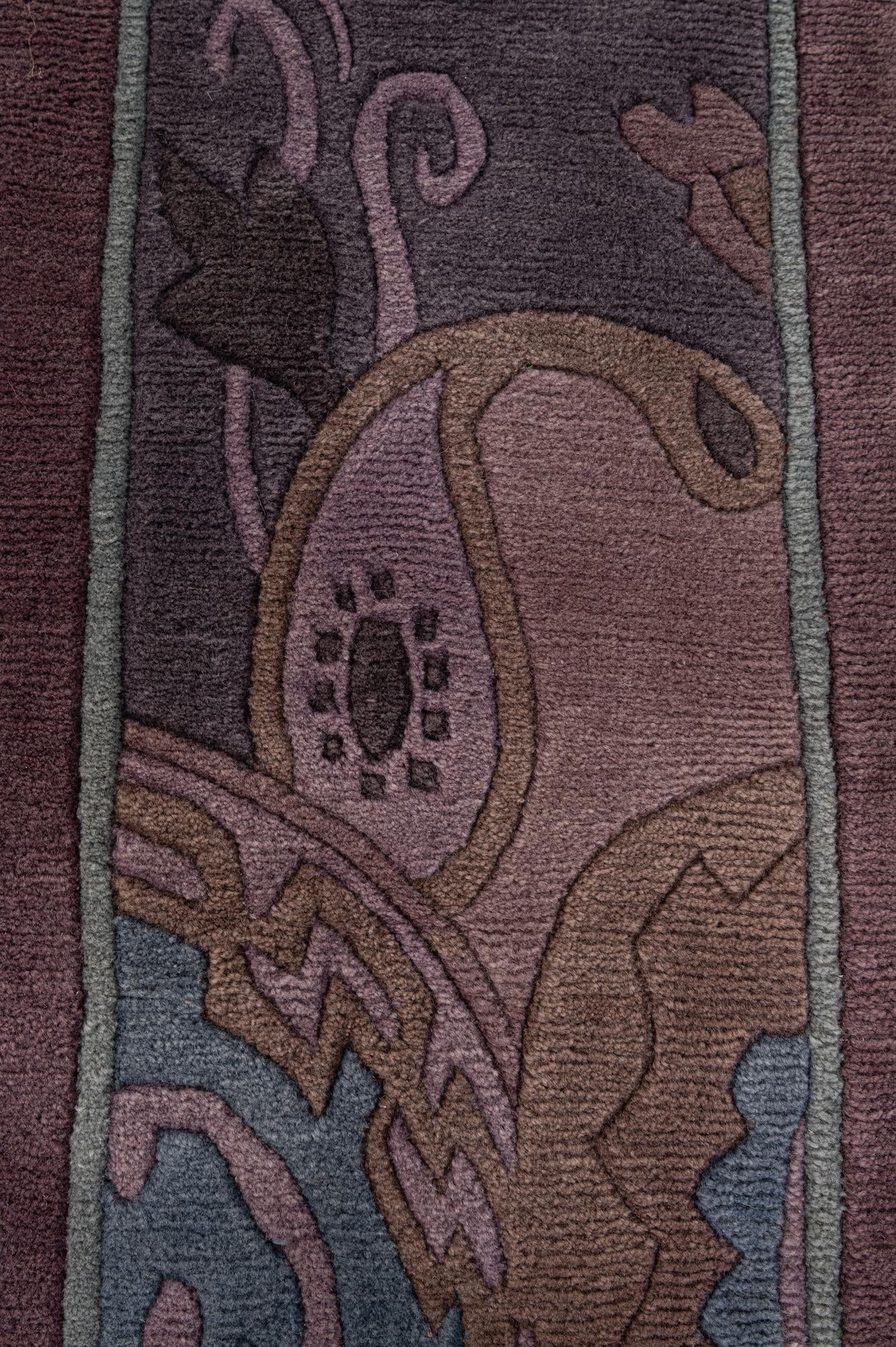 6' 9 x 10' 2 Hand Knotted Tibet Wool Rug