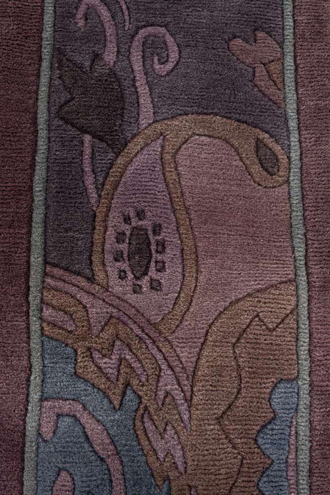 6' 9 x 10' 2 Hand Knotted Tibet Wool Rug