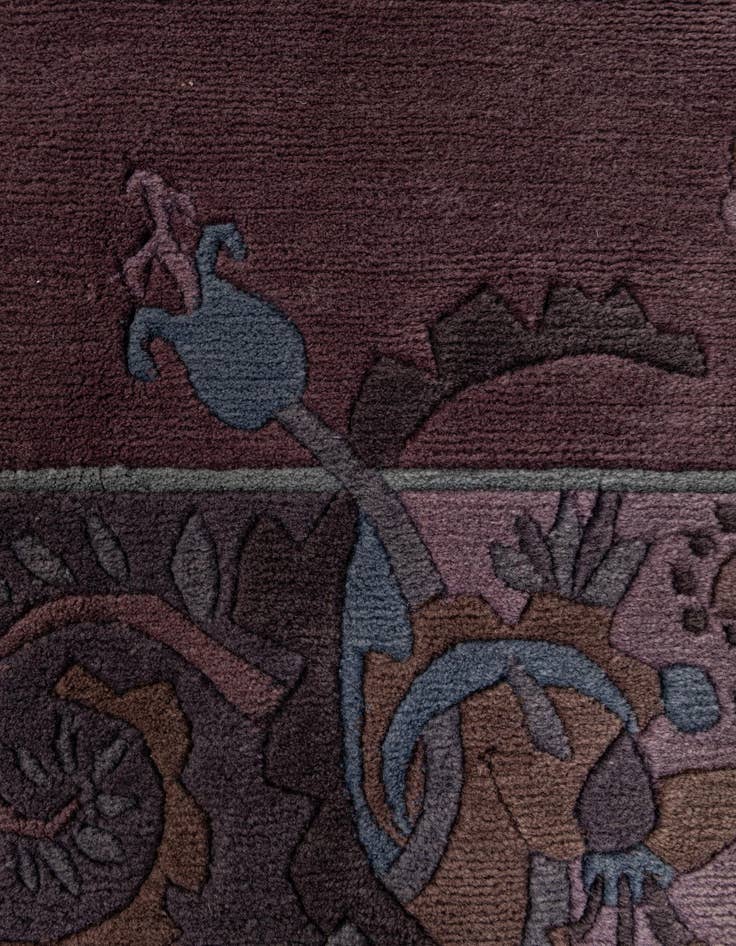 Detail image of 6' 9 x 10' 2  Hand Knotted Tibet Wool Rug