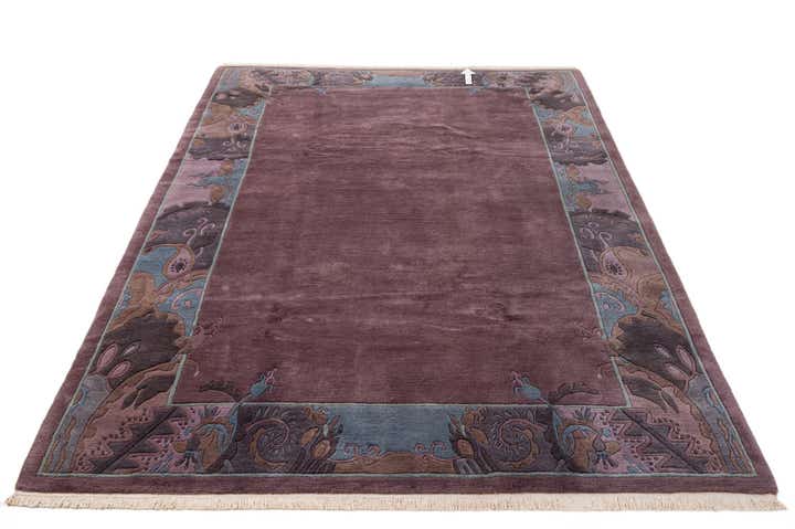 6' 9 x 10' 2 Hand Knotted Tibet Wool Rug