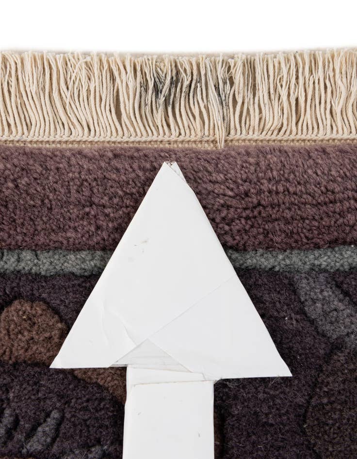 Detail image of 6' 9 x 10' 2  Hand Knotted Tibet Wool Rug