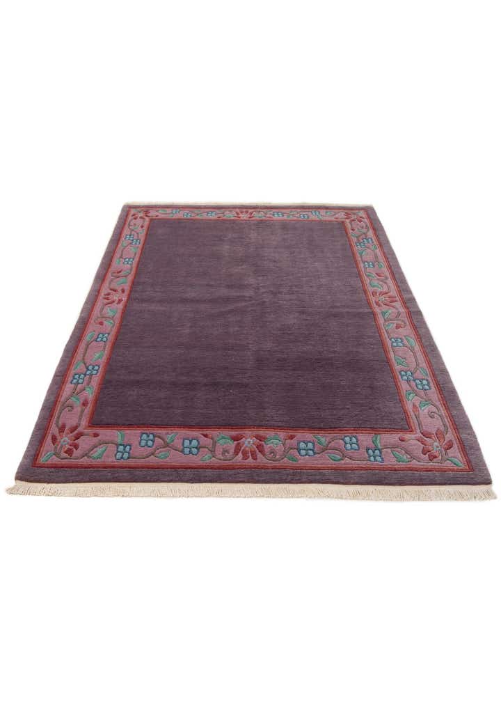 5' 9 x 8' 1 Hand Knotted Tibet Wool Rug