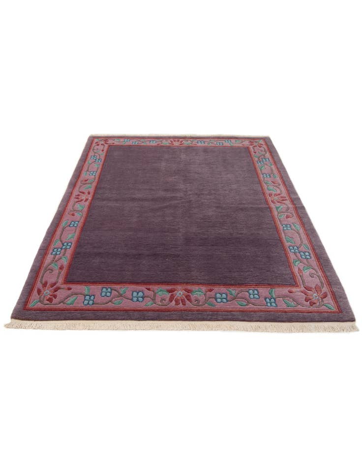 Detail image of 5' 9 x 8' 1 Hand Knotted Tibet Wool Rug