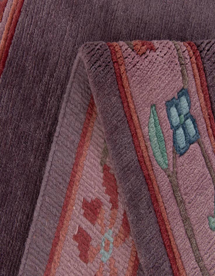 Detail image of 5' 9 x 8' 1  Hand Knotted Tibet Wool Rug