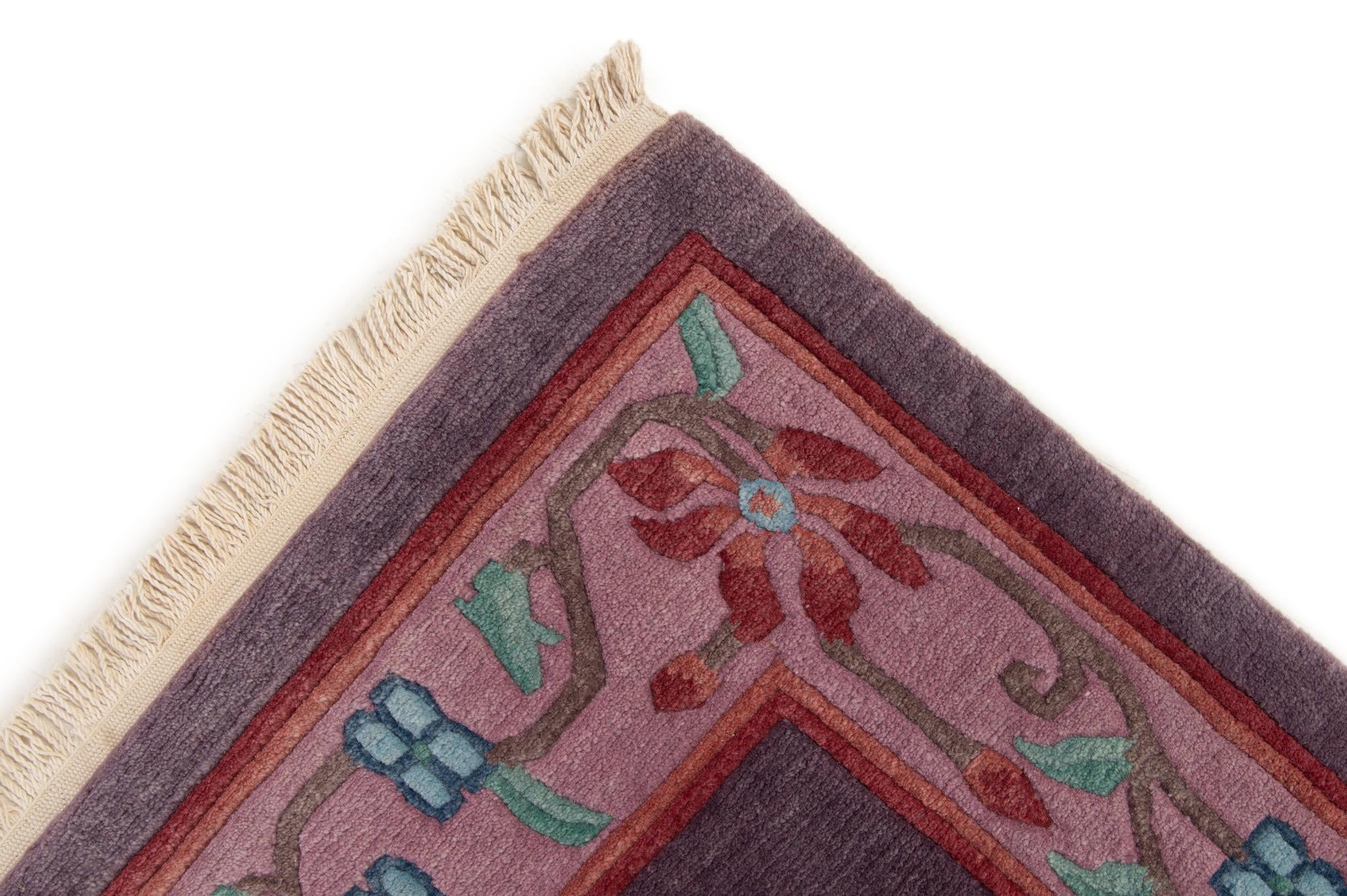 5' 9 x 8' 1 Hand Knotted Tibet Wool Rug