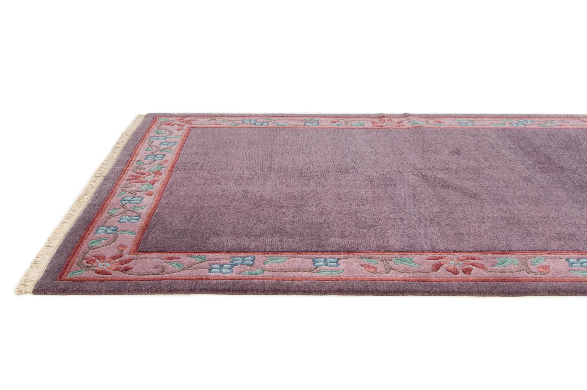 5' 9 x 8' 1 Hand Knotted Tibet Wool Rug