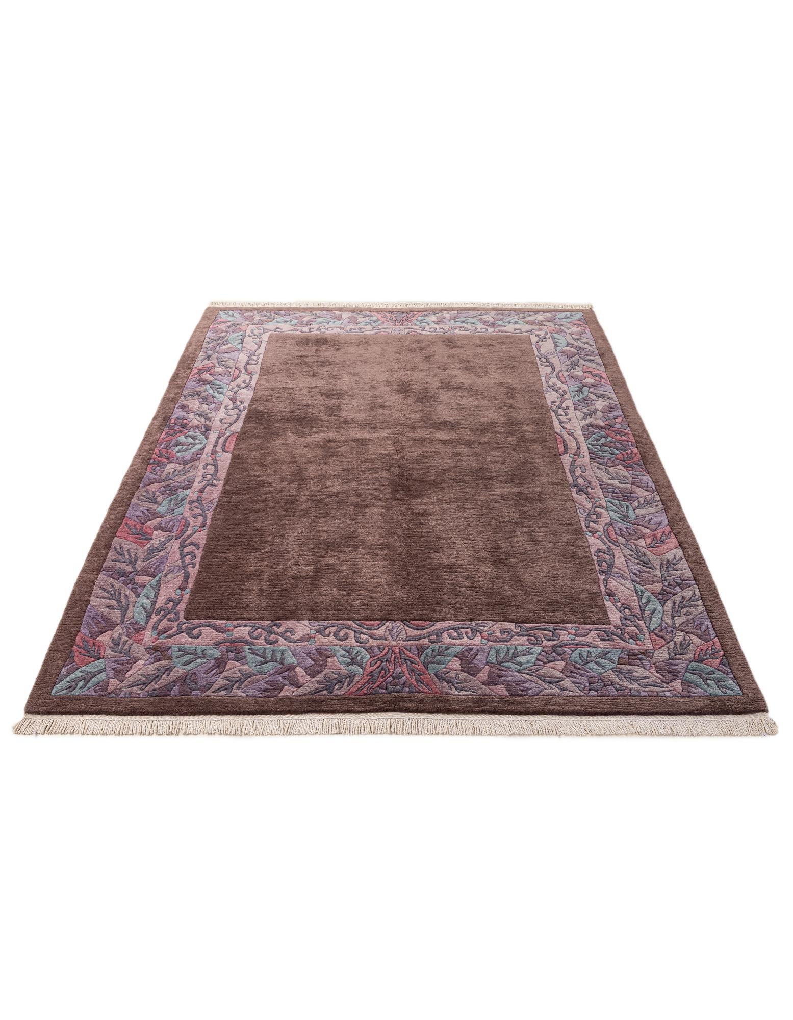 5' 7 x 7' 5 Hand Knotted Tibet Wool Rug