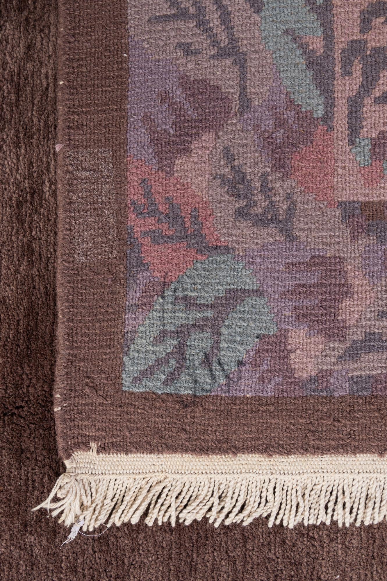 5' 7 x 7' 5 Hand Knotted Tibet Wool Rug