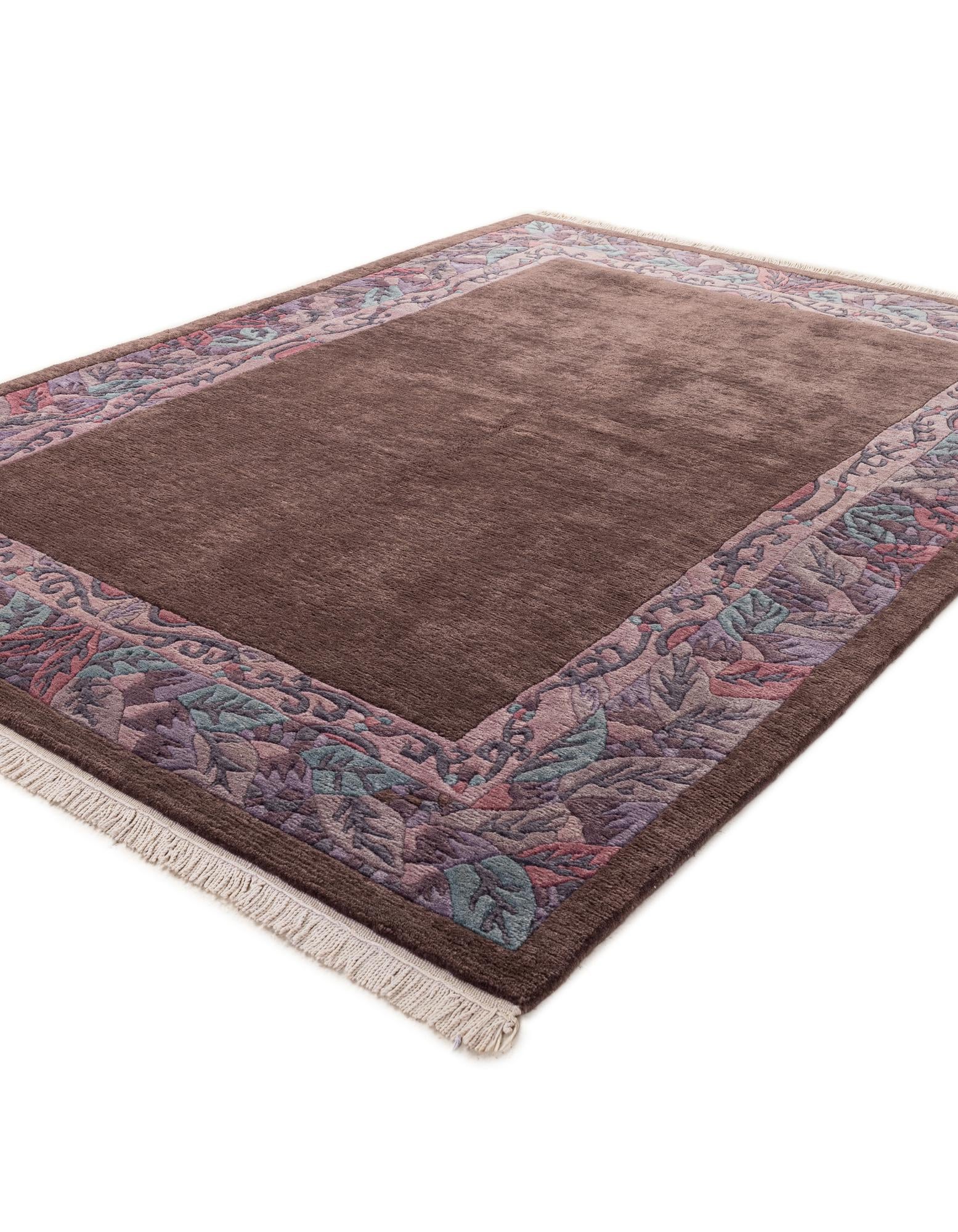 5' 7 x 7' 5 Hand Knotted Tibet Wool Rug