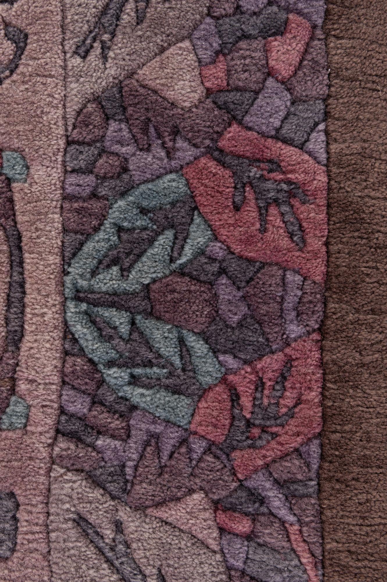 5' 7 x 7' 5 Hand Knotted Tibet Wool Rug