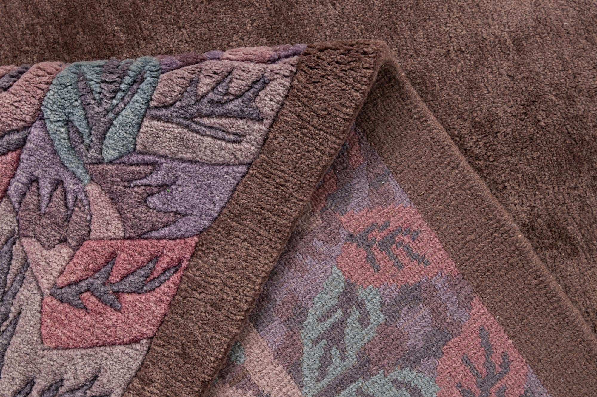 5' 7 x 7' 5 Hand Knotted Tibet Wool Rug