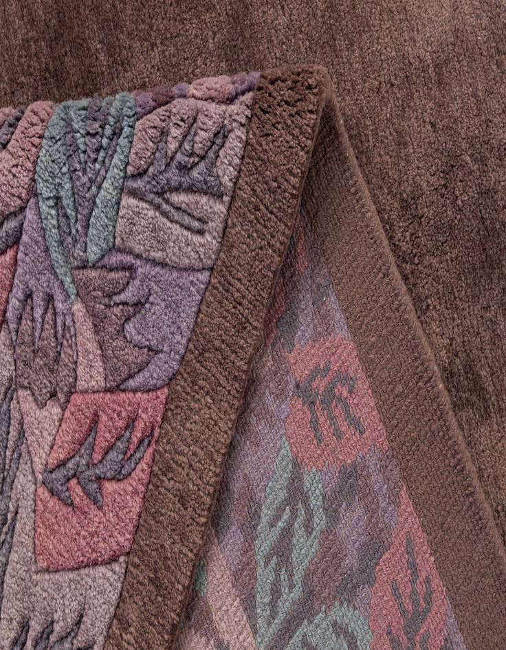 Detail image of 5' 7 x 7' 5  Hand Knotted Tibet Wool Rug