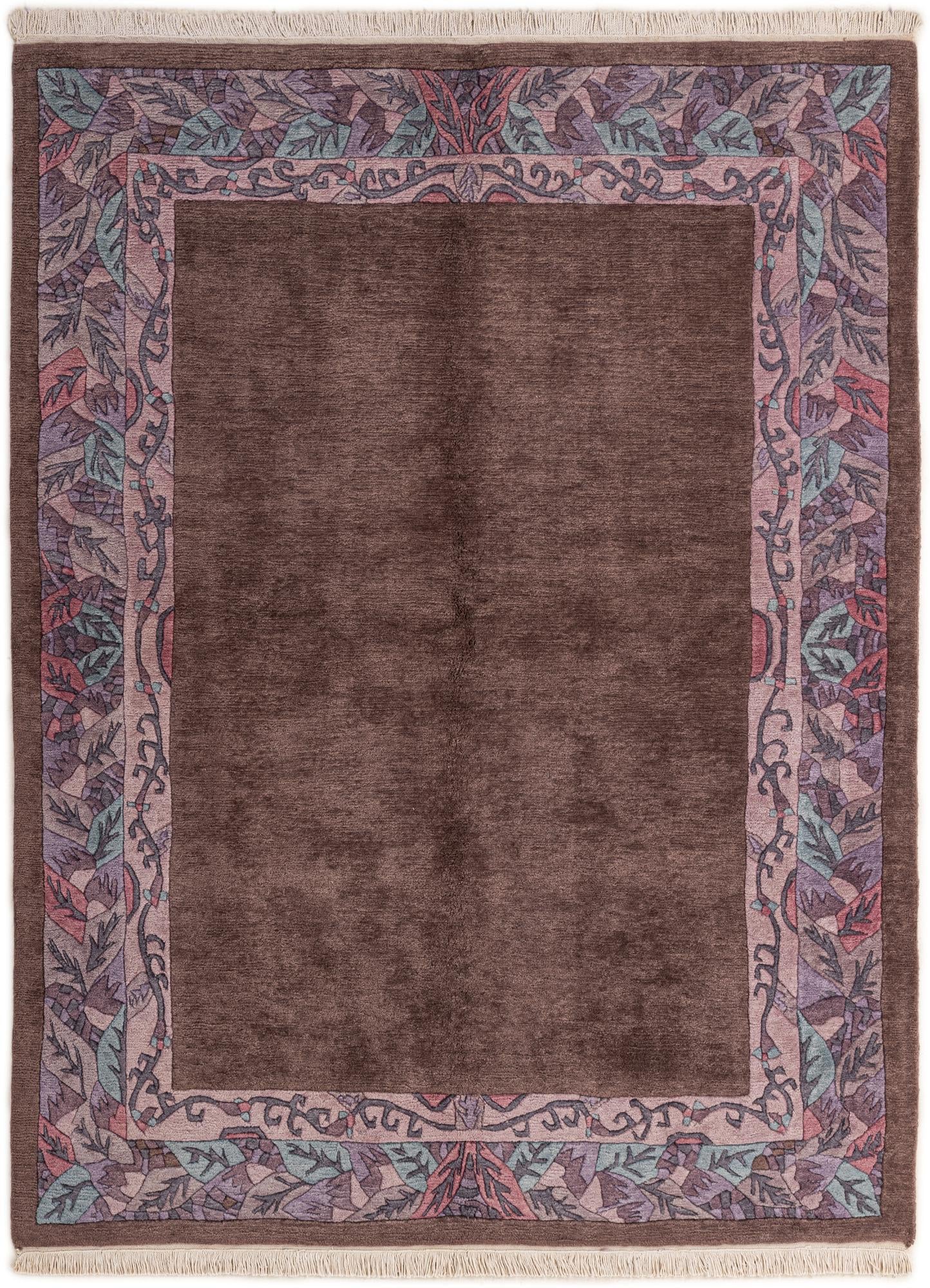 5' 7 x 7' 5 Hand Knotted Tibet Wool Rug