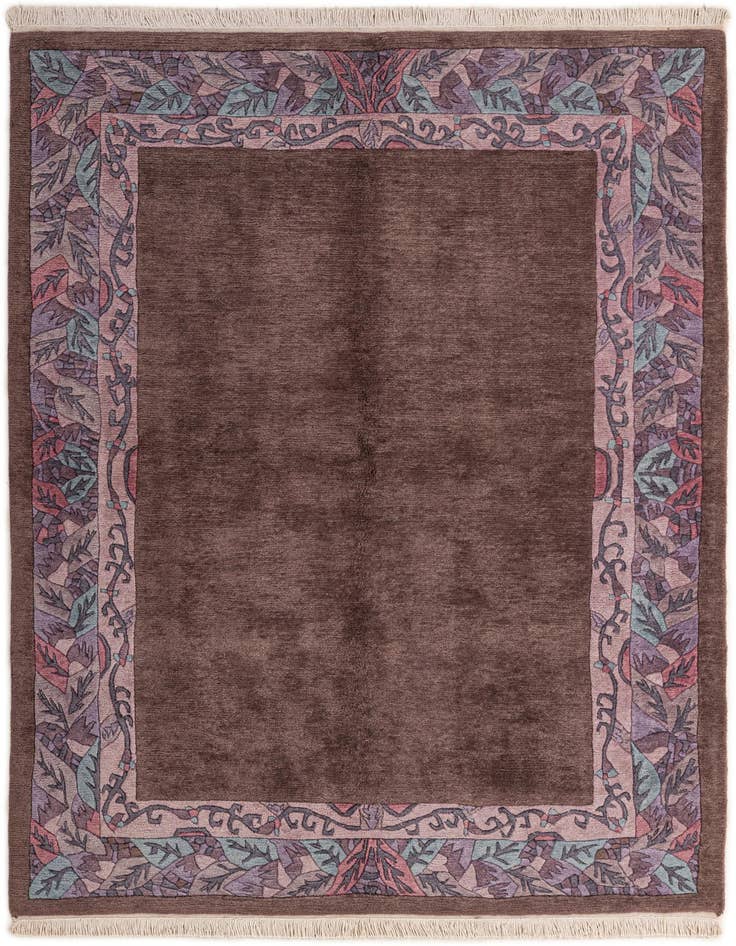 Detail image of 5' 7 x 7' 5 Hand Knotted Tibet Wool Rug