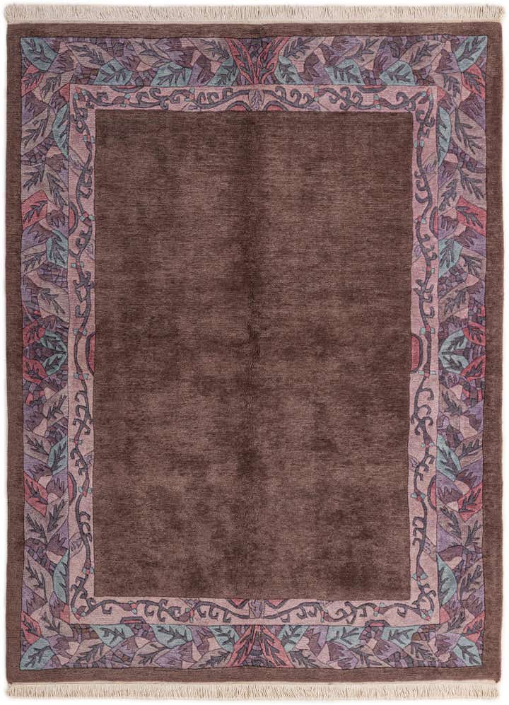 5' 7 x 7' 5 Hand Knotted Tibet Wool Rug