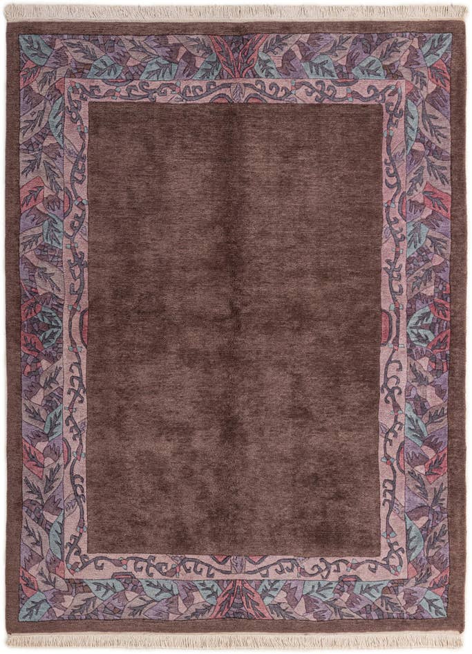 Detail image of 5' 7 x 7' 5 Hand Knotted Tibet Wool Rug