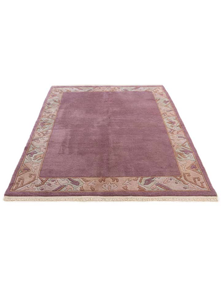 5' 7 x 7' 8 Hand Knotted Tibet Wool Rug