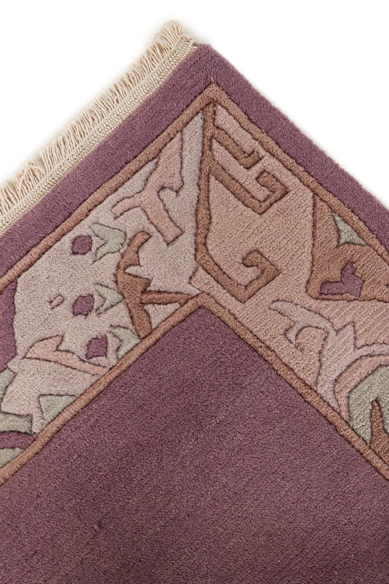 5' 7 x 7' 8 Hand Knotted Tibet Wool Rug