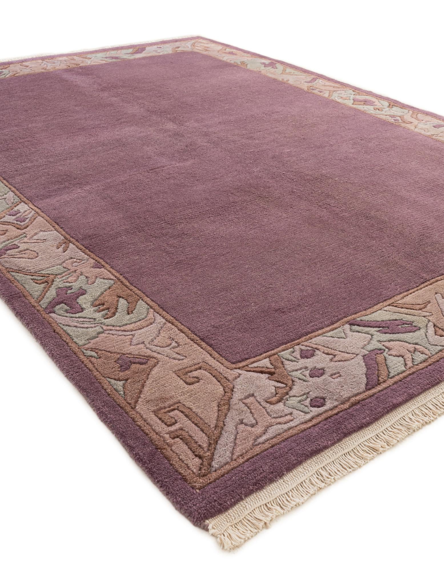 5' 7 x 7' 8 Hand Knotted Tibet Wool Rug