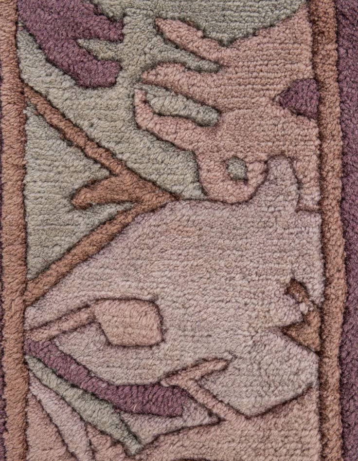 Detail image of 5' 7 x 7' 8  Hand Knotted Tibet Wool Rug