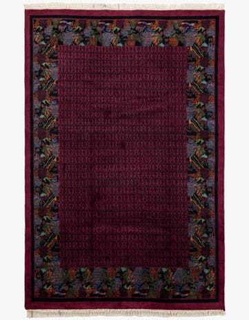 6' 4 x 9' 4 Hand Knotted Tibet Wool Rug