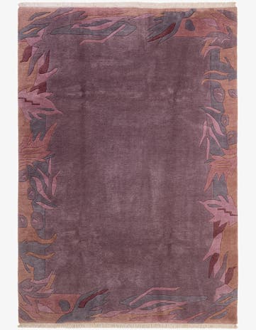 6' 8 x 9' 5 Hand Knotted Tibet Wool Rug