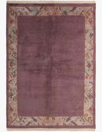 5' 7 x 7' 8 Hand Knotted Tibet Wool Rug